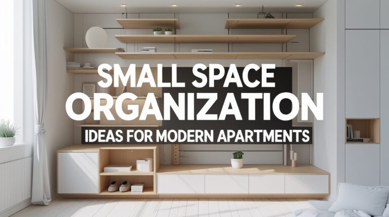 Small Space Organization Ideas for Modern Apartments